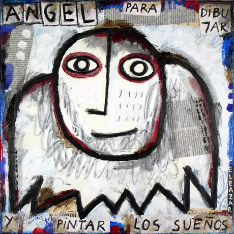 Angel to draw and paint dreams