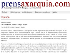 Prensa Axarquía. 5-11-2010